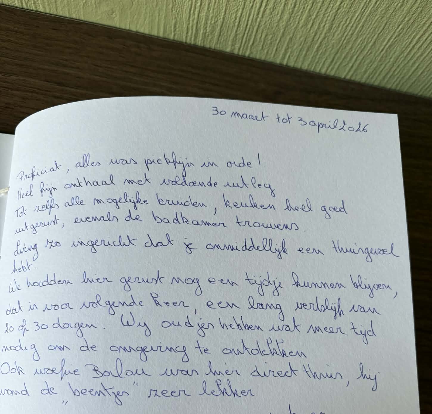 ervaring appartement met zeezicht huren